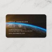 Carte De Visite Entraîneur de vie de Reiki - Univers (Dos)