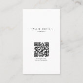 Carte De Visite Entraîneur de vie professionnelle sur mesure minim (Dos)