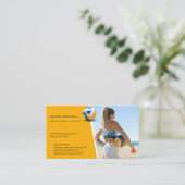 Carte De Visite Entraîneur de volley-ball | Leçons de pratique de  (Debout devant)