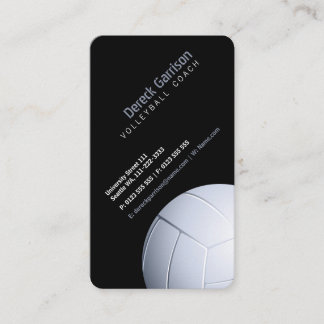 Carte De Visite Entraîneur de volley-ball | Leçons de pratique de