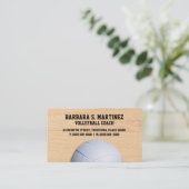 Carte De Visite Entraîneur de volleyball (Debout devant)