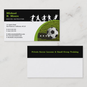 Carte De Visite Entraîneur d'entraîneurs de football Cadeaux s