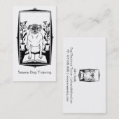 Carte De Visite Entraîneur d'obéissance de chien (Devant / Derrière)