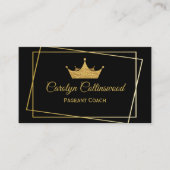 Carte de visite entraîneur du concours Black and G (Devant)