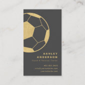 Carte De Visite Entraîneur du football et entraîneur personnel (Dos)