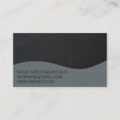 Carte De Visite Entraîneur Fitness | Icônes de santé (Dos)