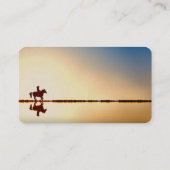 Carte De Visite Entraîneur instructeur d'équitation sur mesure (Dos)