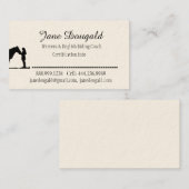Carte De Visite Entraîneur instructeur d'équitation sur mesure (Devant / Derrière)