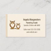 Carte De Visite Entraîneur parental (Devant)
