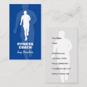 Carte de visite entraîneur personnel (Devant / Derrière)