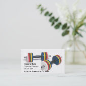 Carte De Visite Entraîneur personnel (Debout devant)