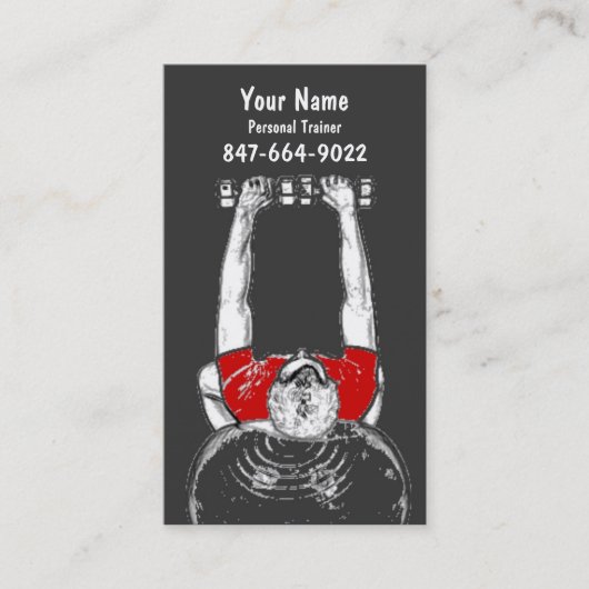 Carte De Visite Entraîneur personnel (Devant)