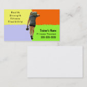 Carte De Visite Entraîneur personnel (Devant / Derrière)