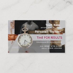 Carte De Visite Entraîneur personnel