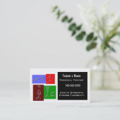 Carte De Visite Entraîneur personnel (Debout devant)