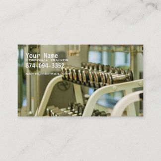 Carte De Visite Entraîneur personnel