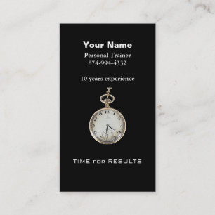 Carte De Visite Entraîneur personnel