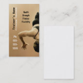 Carte De Visite Entraîneur personnel (Devant / Derrière)