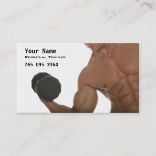 Carte De Visite Entraîneur personnel