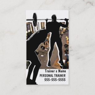 Carte De Visite Entraîneur personnel