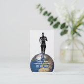 Carte De Visite Entraîneur personnel (Debout devant)