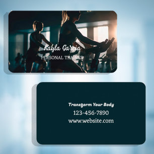 Carte De Visite Entraîneur Personnel