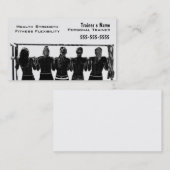 Carte De Visite Entraîneur personnel (Devant / Derrière)