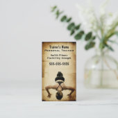 Carte De Visite Entraîneur personnel (Debout devant)