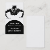 Carte De Visite Entraîneur personnel (Devant / Derrière)
