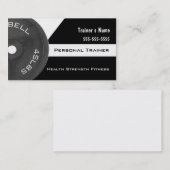Carte De Visite Entraîneur personnel (Devant / Derrière)
