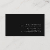 Carte De Visite Entraîneur personnel certifié (Dos)