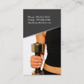 Carte De Visite Entraîneur personnel certifié (Dos)