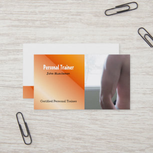 Carte De Visite Entraîneur Personnel de Fitness
