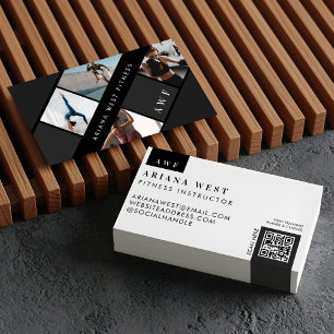 Carte De Visite Entraîneur Personnel de Fitness Coach Moderne en G