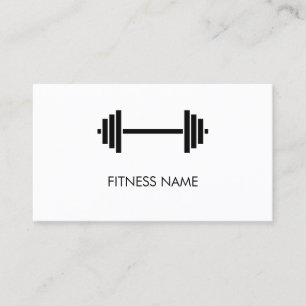 Carte De Visite Entraîneur Personnel de Fitness Professionnel