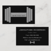 Carte De Visite Entraîneur personnel de forme physique de rat (Devant / Derrière)