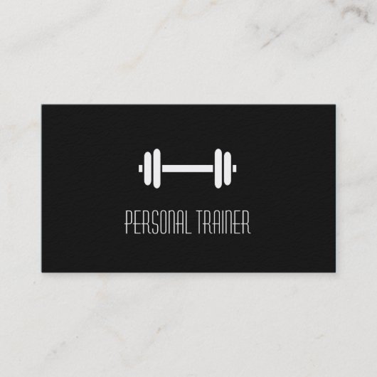 Carte De Visite Entraîneur personnel de forme physique moderne (Devant)