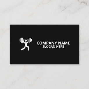 Carte De Visite Entraîneur Personnel de Gym de Luxe Minimaliste Fi