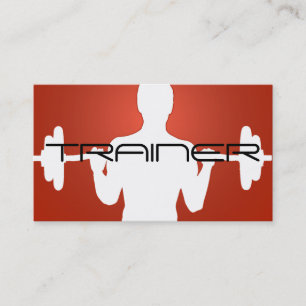 Carte De Visite Entraîneur Personnel Exercice Gym Fitness Entrepri