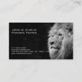 Carte De Visite Entraîneur personnel Fitness Bodybuilding Nutritio (Dos)