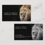 Carte De Visite Entraîneur personnel Fitness Bodybuilding Nutritio (Devant / Derrière)