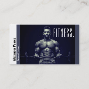 Carte De Visite Entraîneur personnel Fitness   Sports actifs