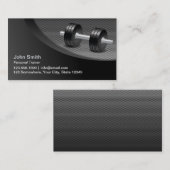 Carte De Visite Entraîneur personnel Professinal de forme physique (Devant / Derrière)