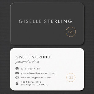 Carte De Visite Entraîneur Personnel Professionnel