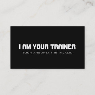 Carte De Visite Entraîneur Personnel Salle de Sport Fitness Entrep