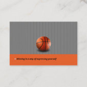 Carte De Visite Entraîneur professionnel | Basket-ball Master Spor (Dos)