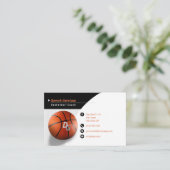 Carte De Visite Entraîneur professionnel | Basket-ball Master Spor (Debout devant)