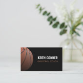 Carte De Visite Entraîneur professionnel de basket-ball (Debout devant)