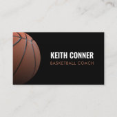 Carte De Visite Entraîneur professionnel de basket-ball (Devant)