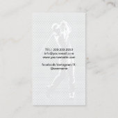 Carte De Visite Entraîneur professionnel de golf (Dos)